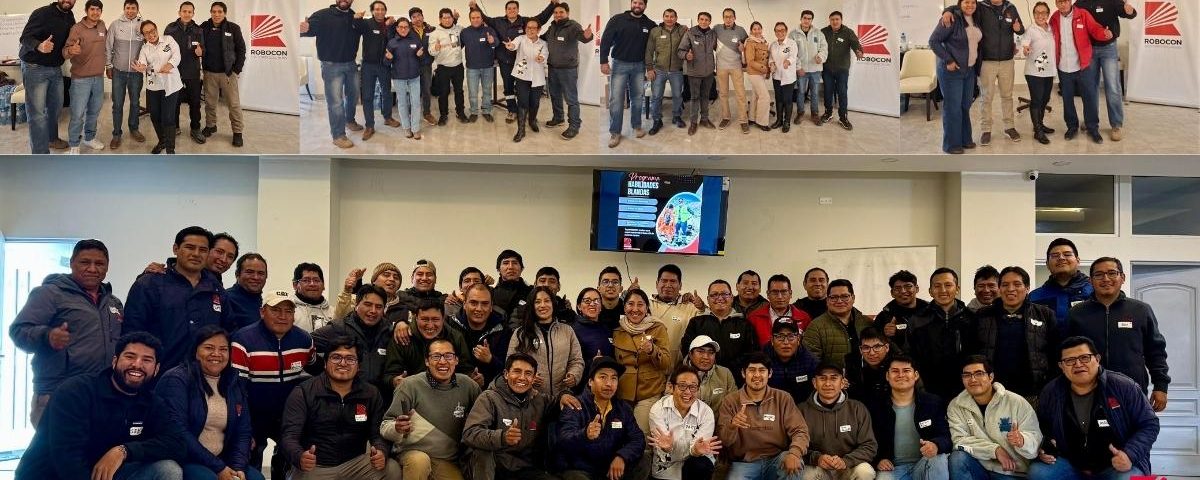 Registro fotográfico del taller de habilidades blandas dictado por Robocon a su personal líder para mejorar las operaciones.